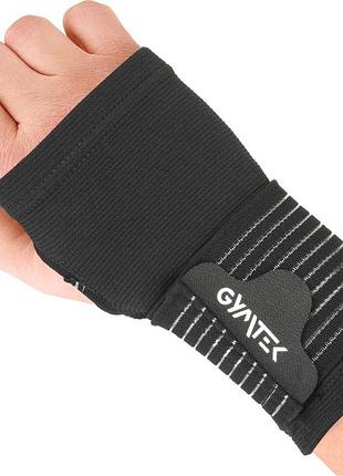 Фиксаторапястья и ладони gymtek размер м черный лучшая цена с быстрой доставкой по украине
