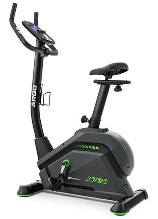 Велотренажер hop-sport hs-120h argo чорно-зелений + мат лучшая цена с быстрой доставкой по украине лучшая цена с быстрой доставкой