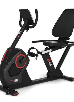 Горизонтальний велотренажер york fitness rb420 recumbent найкраща ціна зі швидкою доставкою по україні лучшая цена с быстрой