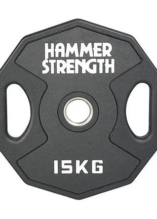 Диск для штанги 15 кг hammer strength