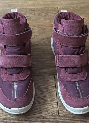 Ecco biom k1 зимові чоботи, черевики gore-tex p.32(21 см)