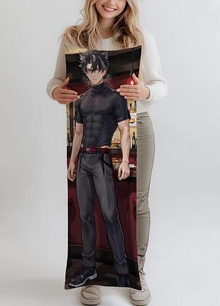 Дакимакура ризли геншин импакт, (подушка обнимашка) 180*60 см лутшая с быстрой доставкой по украине