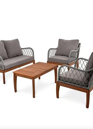 Комплект садових меблів di volio ragio сірий лучшая цена с быстрой доставкой по украине лучшая цена с быстрой доставкой по украине