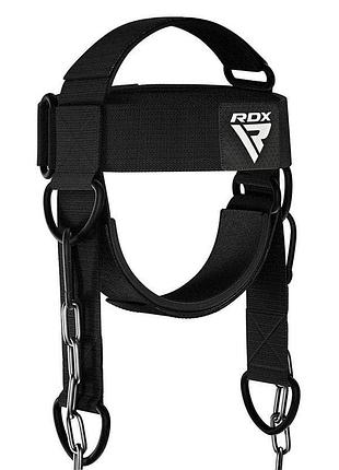 Тренажер для шеи rdx h2 black