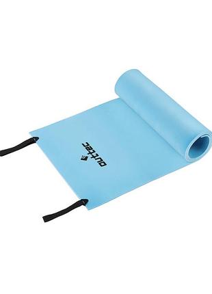 Коврик туристический outtec eva 6 мм однослойный со стяжками голубой найкраща ціна з швидкою доставкою по