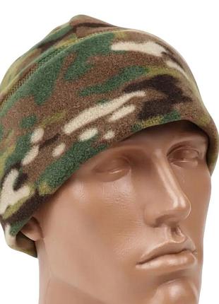 Шапка флісова ranger мультикам 55-57 (ra8951) завдяки більщій щільності матеріалу витримує низбкі температури