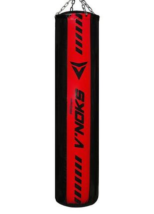 Боксерський мішок v`noks inizio red 1.2 м, 40-50 кг лучшая цена с быстрой доставкой по украине найкраща ціна з