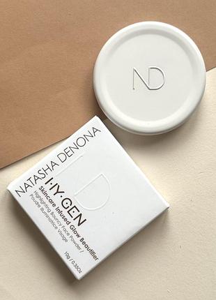 Natasha denona hy-gen glow beautifier powder освітлююча пудра light 10