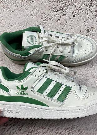 Ig3778 нові adidas forum low originals жіночі кросівки white/green