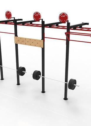 Кроссфит станция v`noks exo 6-2w крепится к стене, и предназначен для больших и средних размеров залов