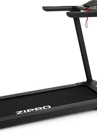 Беговая дорожка электрическая zipro pacto iconsole+ удобна для дома, складывается на рельсах