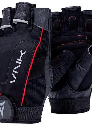 Рукавички для фітнесу vnk pro m комбінований дизайн рукавичок грунтується на використанні м'якої шкіри еопрену