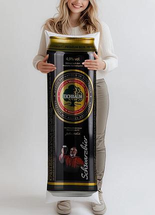 Дакімакура, пиво, eichbaum premium schwarzbier (подушка обіймашка) 100*33 см луща зі швидкою доставкою по україні