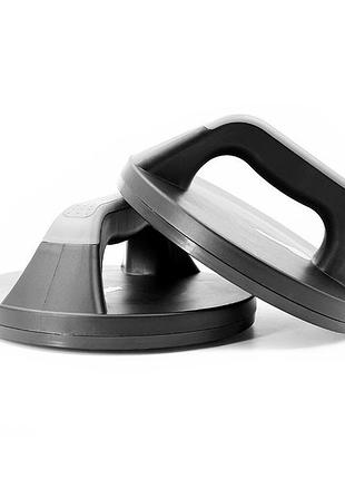 Упоры для отжиманий newt push up pro gym круглая основа с поворотным механизмом максимальная нагрузка до 130кг