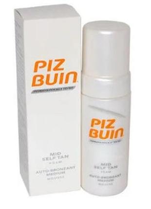 Автобронзант-мус piz buin max self tan foam (medium) 125 мл — новий, європа 🇪🇺