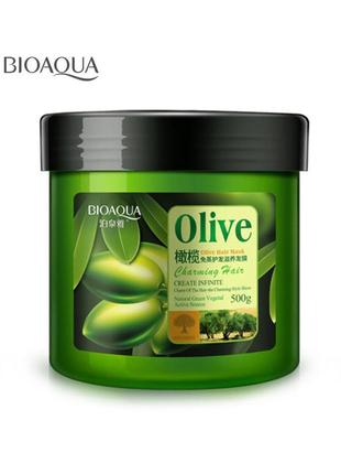 Маска для волосся з маслом оливи bioaqua olive