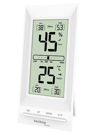 Термогігрометр technoline ws9129 white (ws9129) найкраща ціна зі швидкою доставкою по україні лучшая цена с быстрой доставкой по