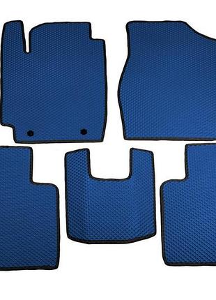 Килимки eva сині для toyota camry 2002-2006 модельні гумові килимки для захисту салону автомобіля ve-33