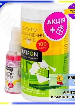 Dm набор чистящий patron спецификация 2.2 салфетки для экранов 100 шт спиртовой спрей-антисептик для о spe|lz