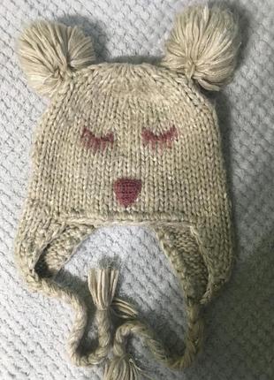 Зимняя шапка для девочки