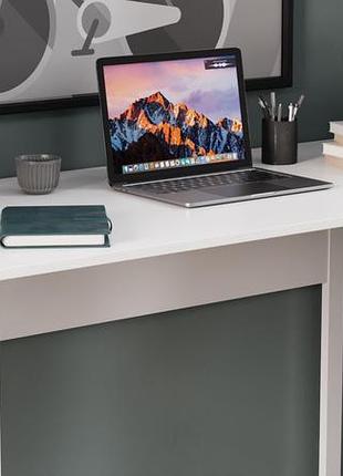 Компьютерный стол ferrum-decor курт 75x140x70 белый дсп белый 16мм (frd-102246)