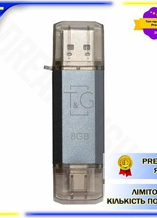 Dm флеш накопитель usb спецификация 2.2 8гб tg star серебристый type-c usb 2.0 флешка для хранения дан spe|lz
