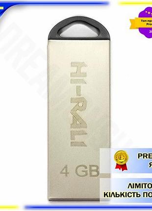 Dm флеш накопитель usb спецификация 2.2 4гб hi-rali серебристый для хранения данных документы фото spe|lz