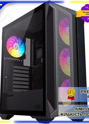 Dm корпус gamemax brufen спецификация 2.2 coc midi tower черный с argb вентиляторами для пк охлаждения spe|lz