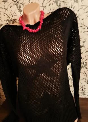 Нарядная кофточка-сееточка