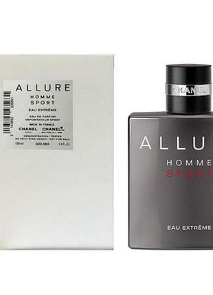 Оригінал chanel allure homme sport eau extreme 100 ml tester