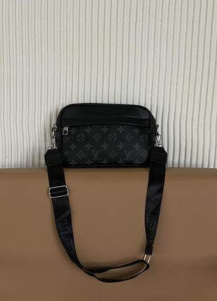 Мужская сумка кросс боди graham crossbody louis vuitton черный есть
