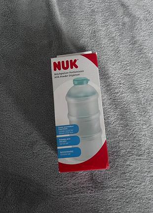 Контейнер для молока nuk, 4-камерний порційний