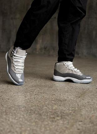 👟air jordan retro 11 high cool grey 5