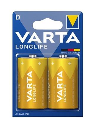 Батарейка varta longlife лужна d lr20 2xbl alkaline kod-5348