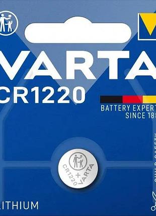 Батарейка varta cr 1220 lithium, 3.0v, 1шт