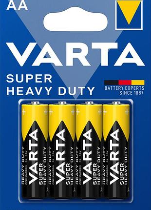 Батарейки varta super heavy duty aa r6/ 6267 солевые 1.5v (4/48/240)
