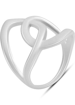 Серебряное кольцо ortex с без камней, вес изделия 5,61 гр (2191940) 16 размер