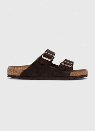 Замшеві шльопанці birkenstock