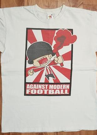 Футболка against modern football размер l