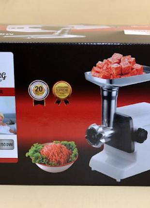 Электрическая мясорубка с соковыжималкой crownberg cb-4212 2500 вт salemarket