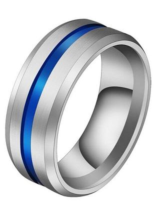 Кольцо из нержавеющей медицинской стали с эмалью rs-042, 18.5