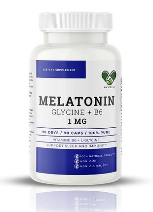 Мелатонин 1 мг. en`vie lab 90 капсул