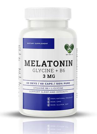 Мелатонін 3 мг. en`vie lab 60 капсул