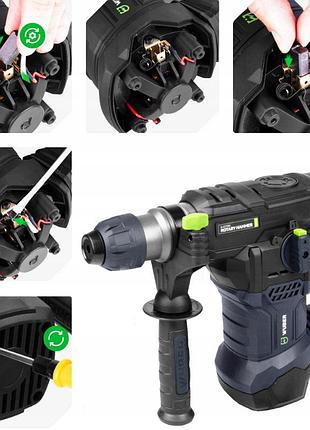 Дрель ударная 1500вт wuber (польша) 7