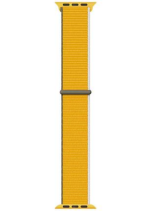 Ремінець nylon для apple watch 42(ser.1-3)/44/45/46/49mm жовтий / sunflower