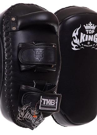 Пади для тайського боксу тай-педи ultimate tkkpu-s чорний (37551081), top king boxing
