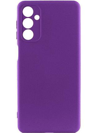 Чохол tpu getman liquid silk full camera для samsung galaxy a26 5g фіолетовий / purple