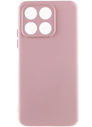 Чехол silicone cover lakshmi full camera (a) для huawei honor x8a розовый / pink sand