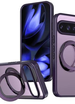 Чехол tpu+pc aura fold для google pixel 9 pro xl / 10 pro xl purple