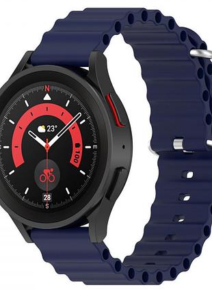 Ремінець ocean band для smart watch 22mm синій / deep navy